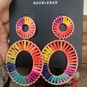 Kiera Raffia Statement Earrings